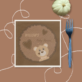 Baby Shower Papieren Servetjes Beer Welpen Bos The Servet