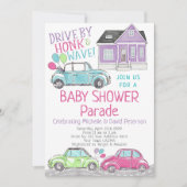 Baby shower Parade Kaart (Voorkant)