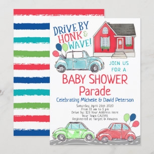 baby shower Parade Kaart