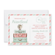 Baby shower Parenthood Coral Mint