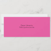 Baby shower Paris Boarding Pass Kaart (Achterkant)