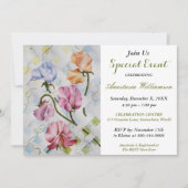 BABY SHOWER PARTIJGEBEURTENIS INVITE KAART (Voorkant)