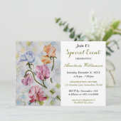 BABY SHOWER PARTIJGEBEURTENIS INVITE KAART (Staand voorkant)