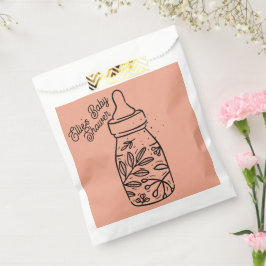 Baby shower Party Baby Fles Luncheon Naam Bedankzakje