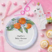 Baby shower Party Bord met tangerine (Feest)