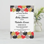 Baby shower Party Las Vegas Casino Royale Uitnodig Kaart (Staand voorkant)