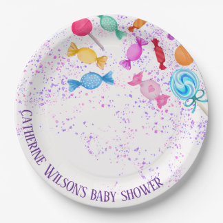 Baby shower Party Lollipops Snoepjes Papieren Bordje