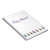 baby shower Party Planning Notebook Notitieboek (Rechterzijde)