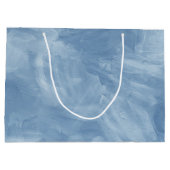 baby shower Pastel Blue  Little Boy Large Cadeautasje (Achterkant)