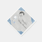 Baby shower Pastel Blue Little Boy Servet