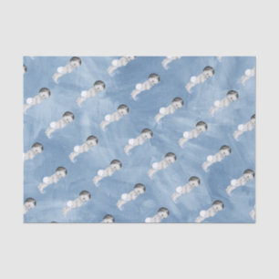 baby shower Pastel Blue  Little Boy Tissuepapier