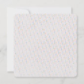 Baby Shower Pastel Polka Dots Kaart (Achterkant)