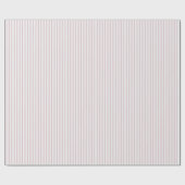 Baby shower pastel roze/Gebroken wit gestreept Cadeaupapier (Vlak)