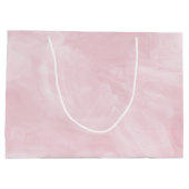 baby shower Pastel Roze  Klein meisje Large Cadeautasje (Achterkant)