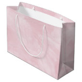 baby shower Pastel Roze  Klein meisje Large Cadeautasje (Achterkant Gekanteld)