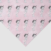 baby shower Pastel Roze  Klein meisje Tissuepapier (Detail)