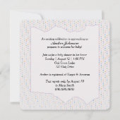 Baby Shower Pastel Stippen Kaart (Voorkant)
