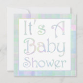 Baby shower Pastels Kaart (Voorkant)