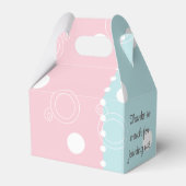 Baby shower Peek A Boo Baby Bedankdoosjes (Achterkant)