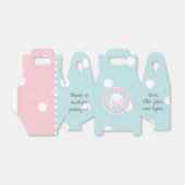 Baby shower Peek A Boo Baby Bedankdoosjes (Uitgevouwen)