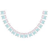 Baby shower Peek-a-Boo, Swallowtail Bunting Banner (Alle)