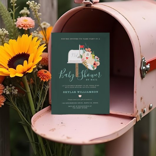 Baby shower per e-mail: mammie-te-zijn van Afar Kaart