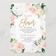 Baby shower per mail meisje