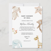 Baby shower per mailuitnodiging kaart (Voorkant)