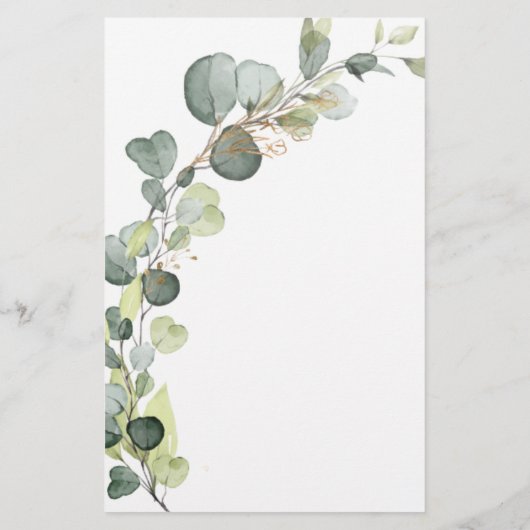 Baby shower per post Eucalyptus (Achterkant)