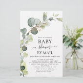 Baby shower per post Eucalyptus (Staand voorkant)
