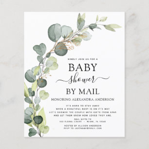 Baby shower per post Eucalyptus