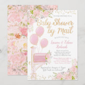 Baby shower per post kaart (Voorkant / Achterkant)