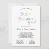 Baby shower per post kaart (Voorkant)