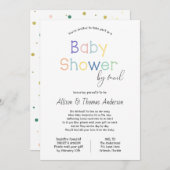 Baby shower per post kaart (Voorkant / Achterkant)
