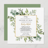 Baby shower per post kaart (Voorkant / Achterkant)