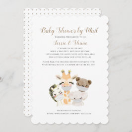 baby shower per post kaart