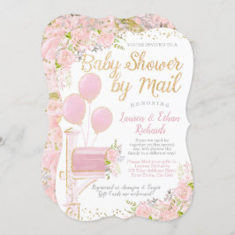 Baby shower per post kaart