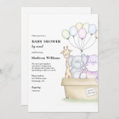 Baby shower per post kaart (Voorkant / Achterkant)