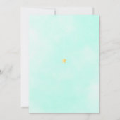 Baby shower per post lange afstand Genderneutraal Kaart (Achterkant)