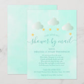 Baby shower per post lange afstand Genderneutraal Kaart (Voorkant / Achterkant)