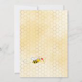 Baby shower per post mam om gele bloem te worden kaart (Achterkant)