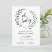 Baby shower per post Oh Baby Genderneutraliteit Kaart (Staand voorkant)
