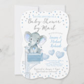 Baby Shower per post olifant Kaart (Voorkant)