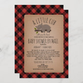 Baby shower per post Sociaal Vervormend Betaald Be Kaart (Voorkant / Achterkant)