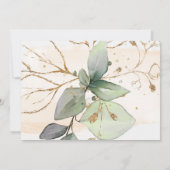 Baby shower per post Uitnodiging (Achterkant)