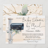 Baby shower per post Uitnodiging (Voorkant / Achterkant)