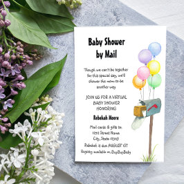 Baby shower per post Uitnodiging