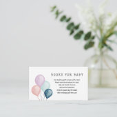 baby shower per post Verzend een Boeksluitkaart Informatiekaartje (Staand voorkant)