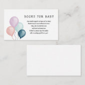 baby shower per post Verzend een Boeksluitkaart Informatiekaartje (Voorkant / Achterkant)