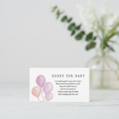 baby shower per post Verzend een Boeksluitkaart Informatiekaartje (Staand voorkant)